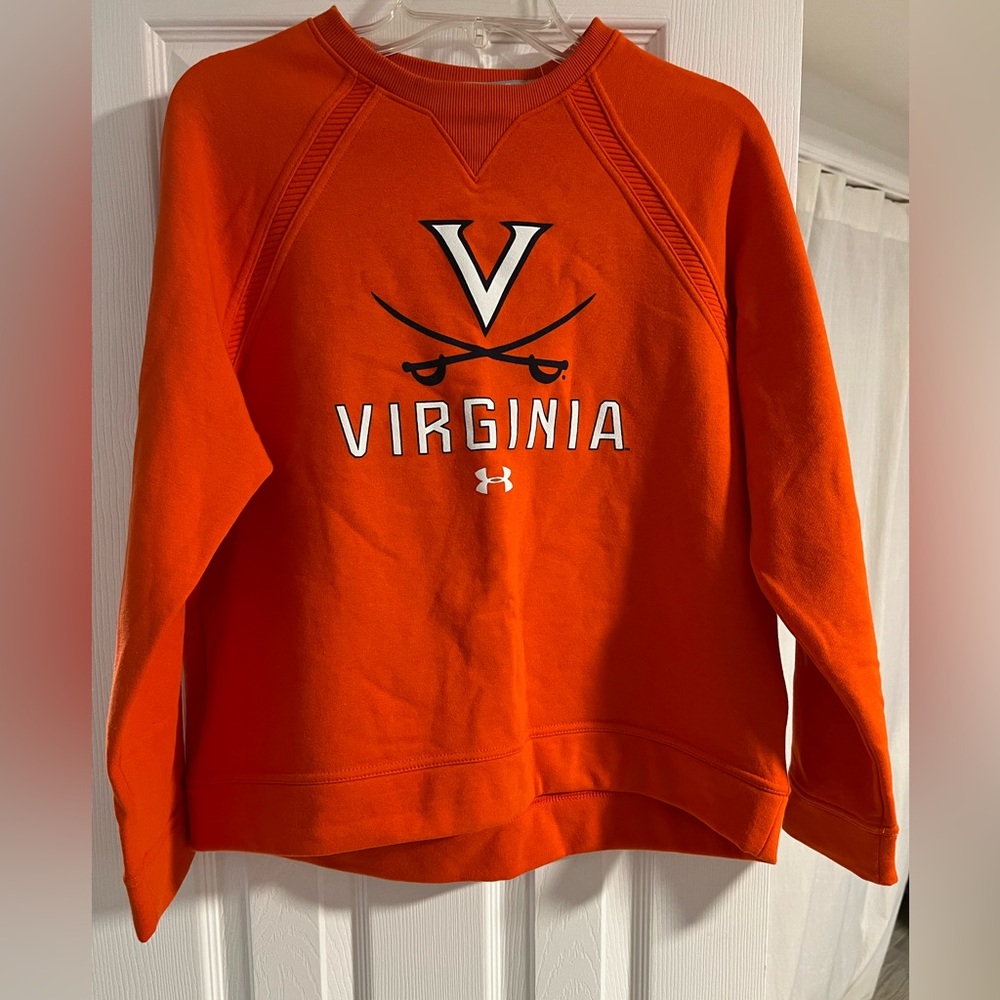 NEW! Under Armour UVA sweatshirt, size M.